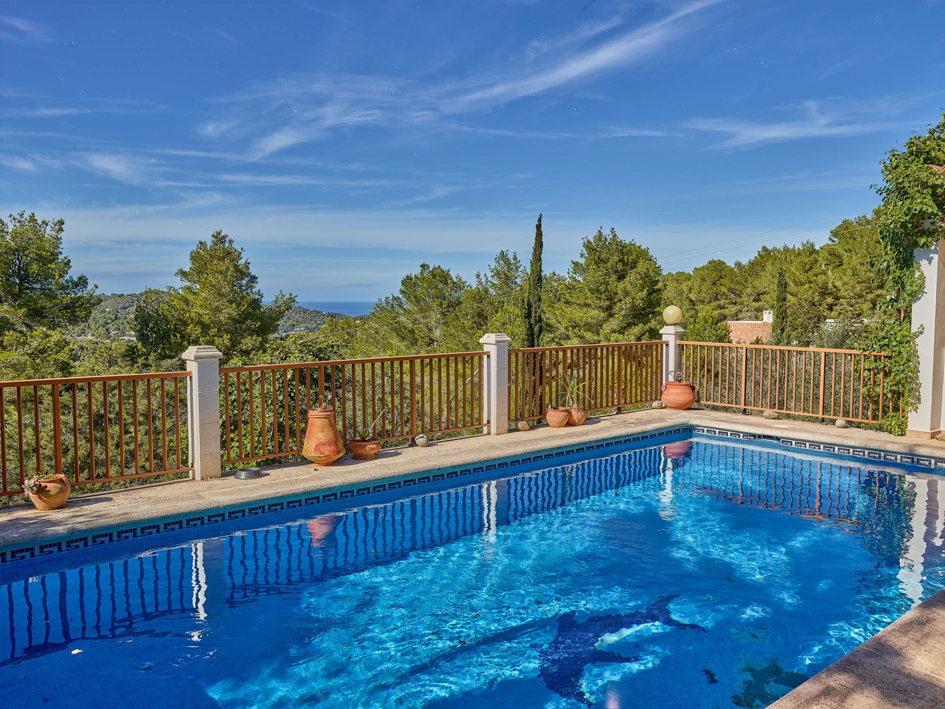 Piscina de Casa o xalet en venda en Sant Josep de sa Talaia amb Aire condicionat, Calefacció i Jardí privat