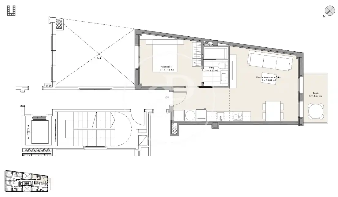 Flat for sale in Barcelona  with Air Conditioner, Heating and Terrace