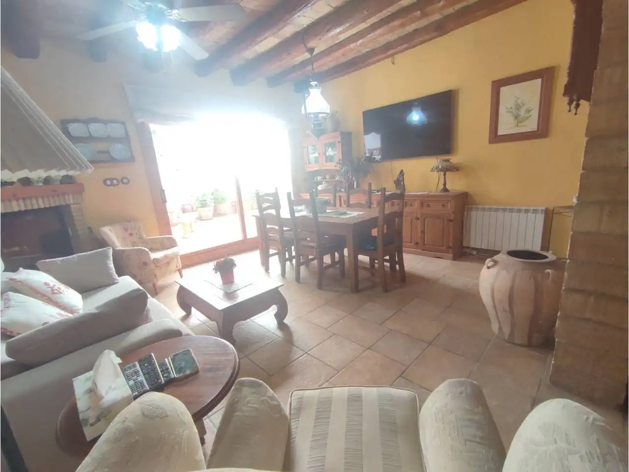 Living room of Houses for sale in Torrelavit  with Heating and Furnished