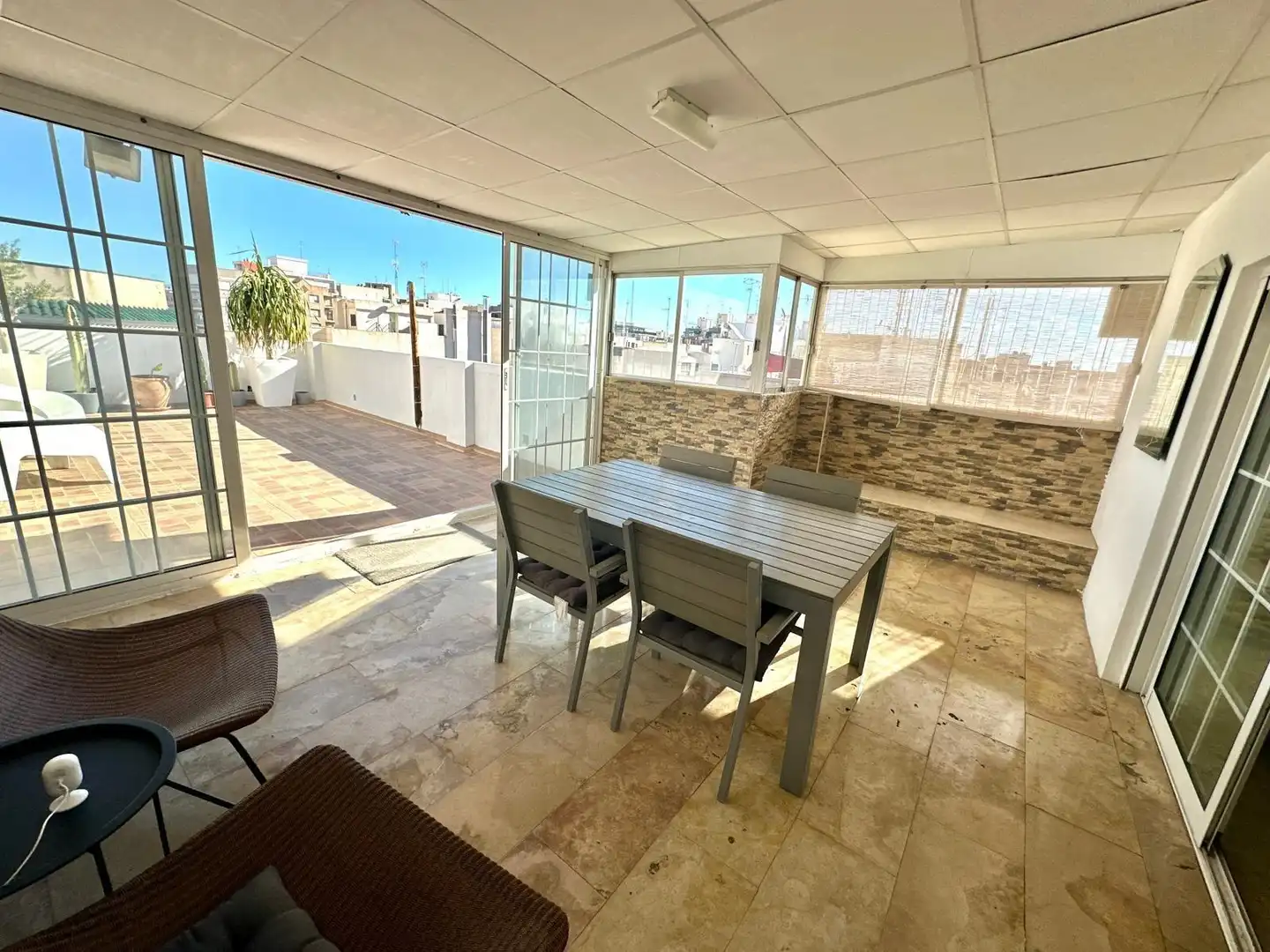 Terraza de Ático en venta en Elche / Elx con Terraza, Amueblado y Balcón