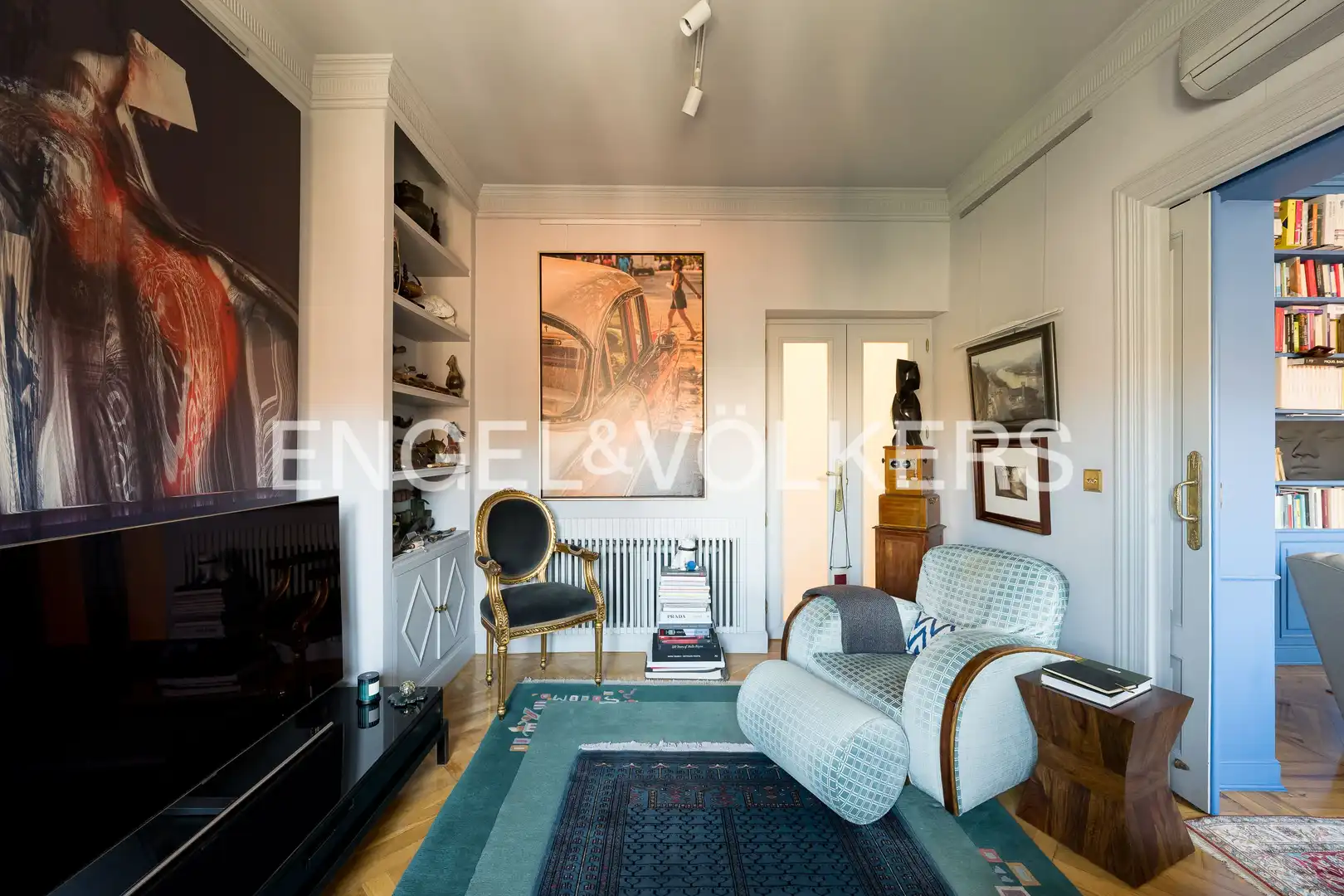 Sala de estar de Piso en venta en Madrid con Aire acondicionado, Calefacción y Parquet