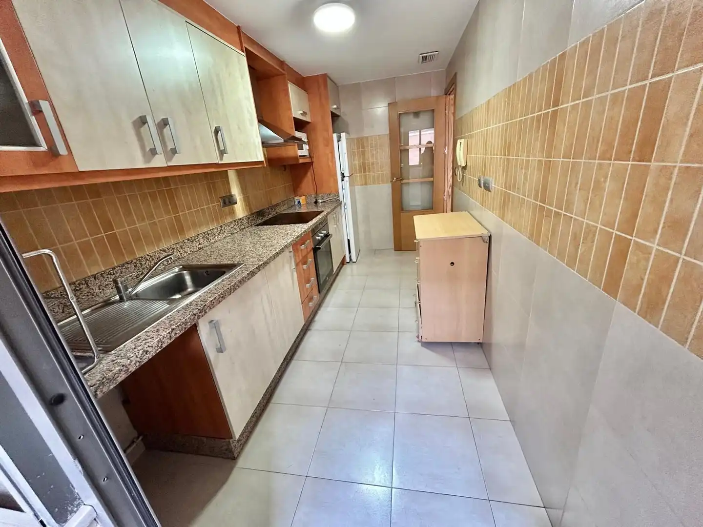 Cuina de Àtic de lloguer en Murcia amb Aire condicionat, Terrassa i Moblat