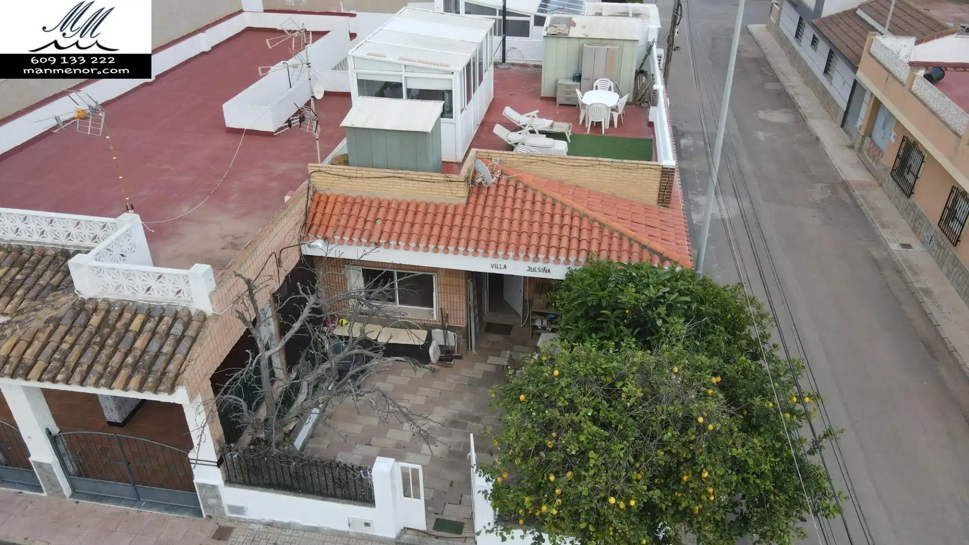 Vista exterior de Casa adosada en venta en Cartagena con Aire acondicionado, Jardín privado y Trastero