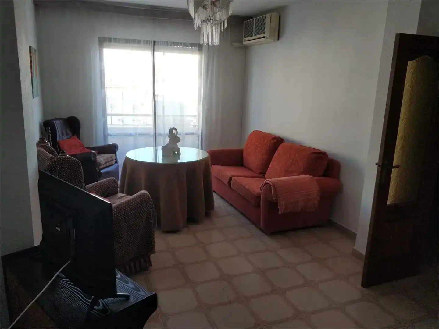 Sala d'estar de Pis en venda en Quintana de la Serena amb Moblat i Balcó