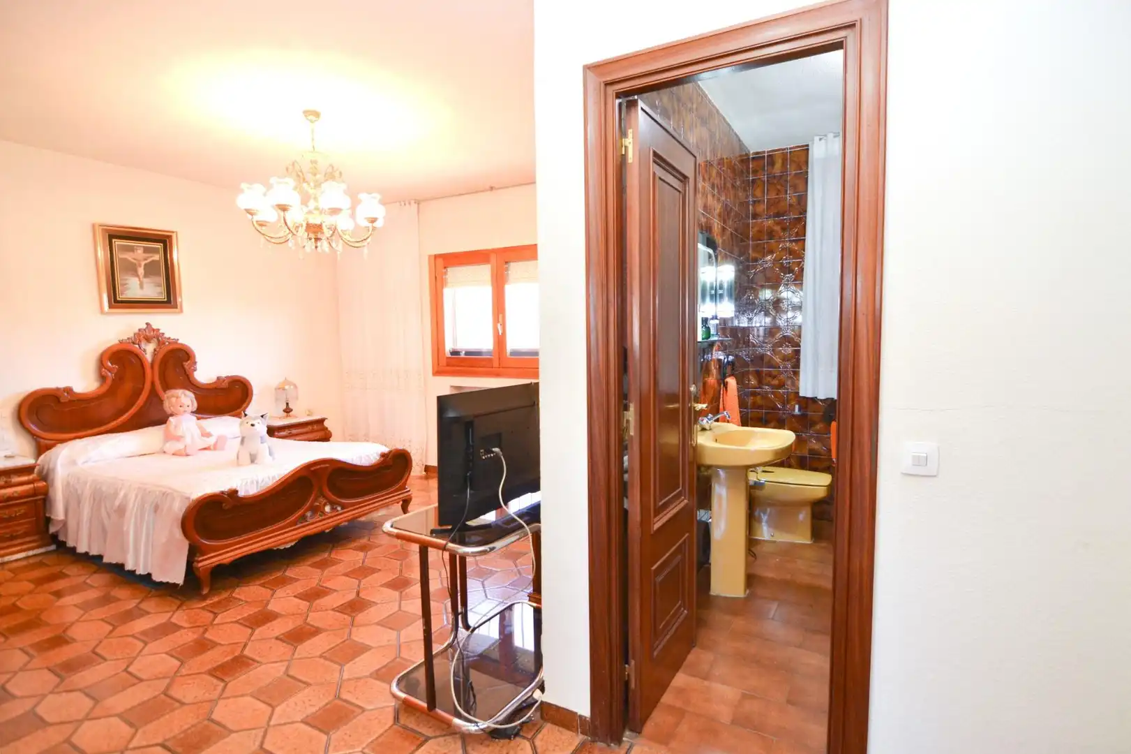 Bedroom of Houses for sale in El Escorial  with Heating, Private garden and Terrace