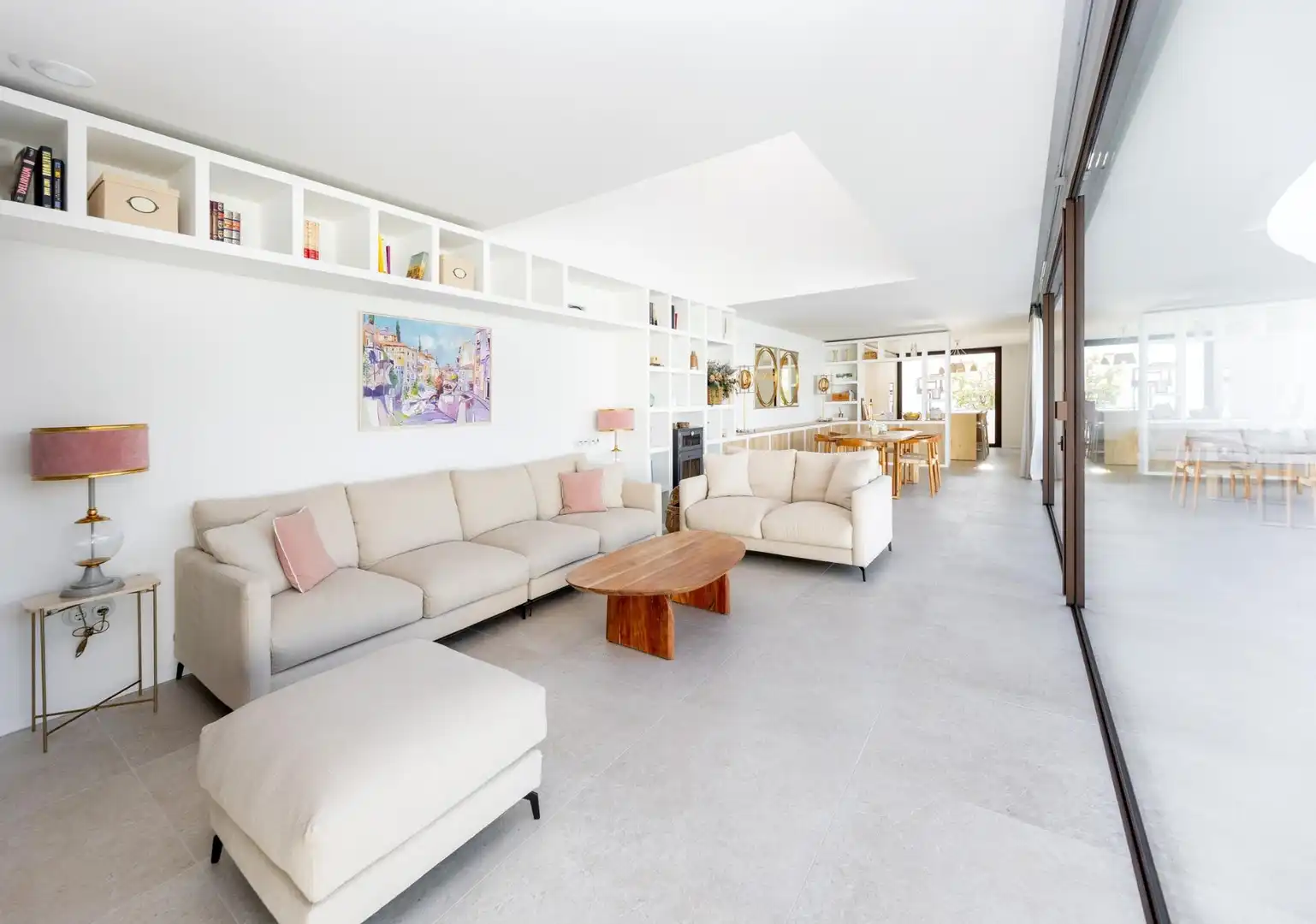 Sala de estar de Casa o chalet en venta en Albolote con Aire acondicionado, Calefacción y Jardín privado