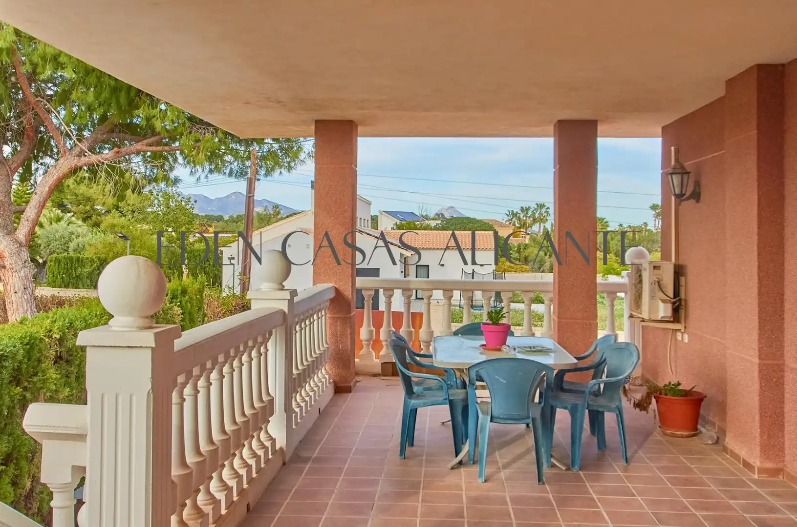 Terraza de Casa o chalet en venta en Mutxamel con Aire acondicionado, Jardín privado y Terraza