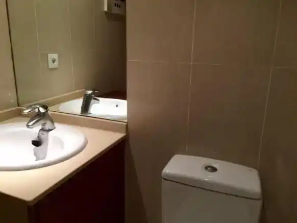 Badezimmer von Wohnung zur Miete in Aisa mit Parkett, Abstellraum und Möbliert