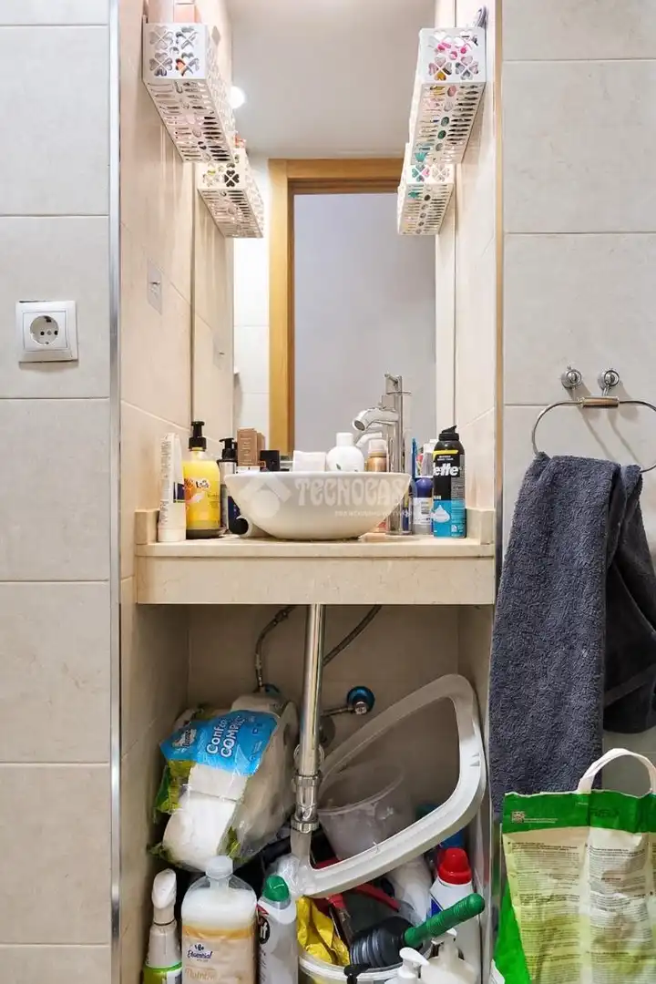 Badezimmer von Wohnung zum Verkauf in Madrid mit Klimaanlage, Heizung und Terrasse