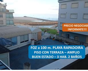 Exterior view of Flat for sale in Foz  with Heating, Terrace and Storage room