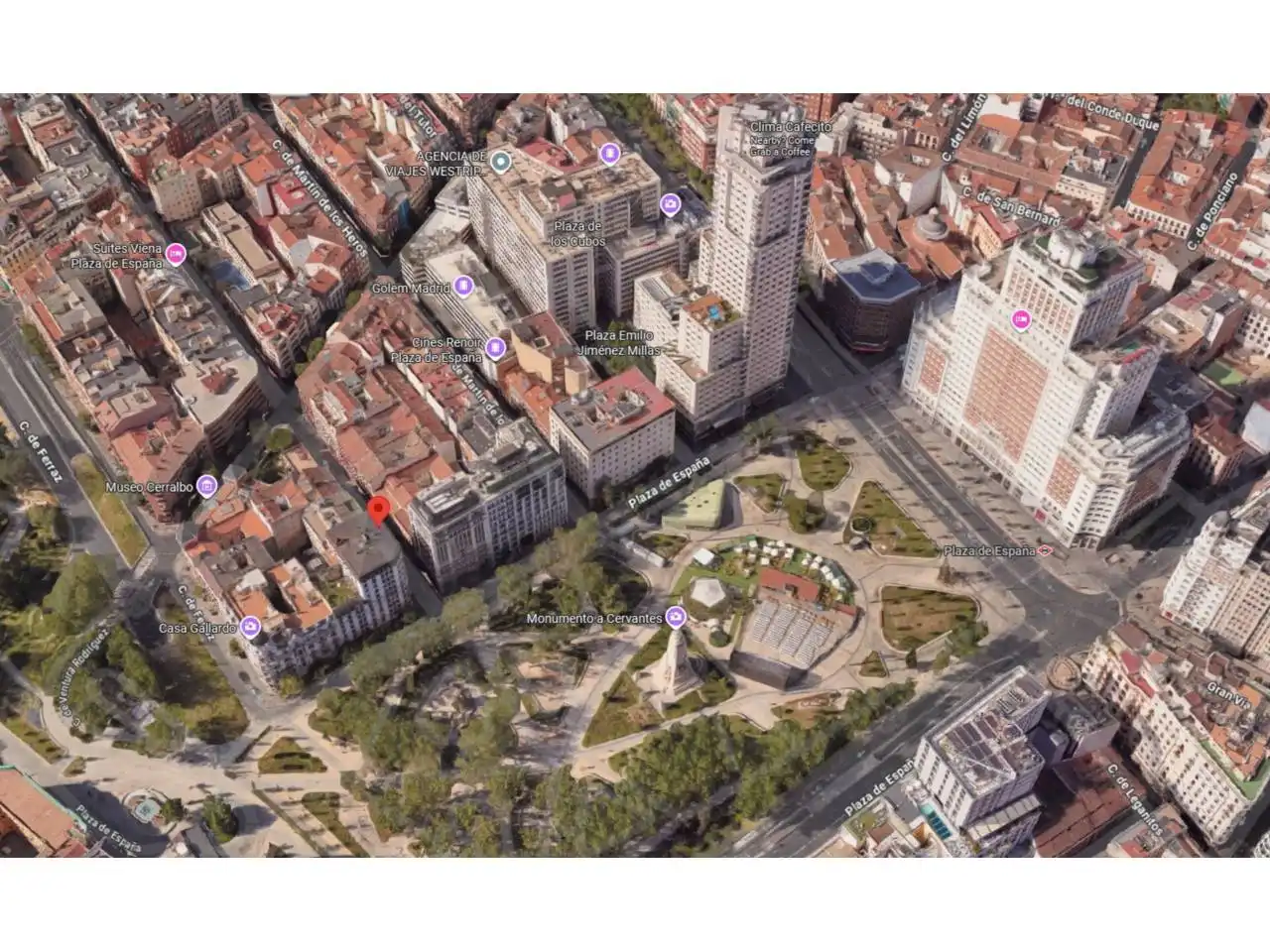 Vista exterior de Piso de alquiler en Madrid con Calefacción, Parquet y Alarma