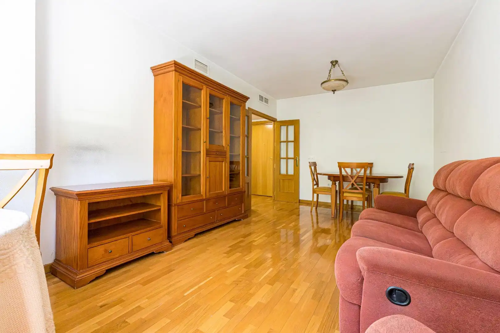 Sala de estar de Piso en venta en Murcia con Aire acondicionado, Parquet y Trastero
