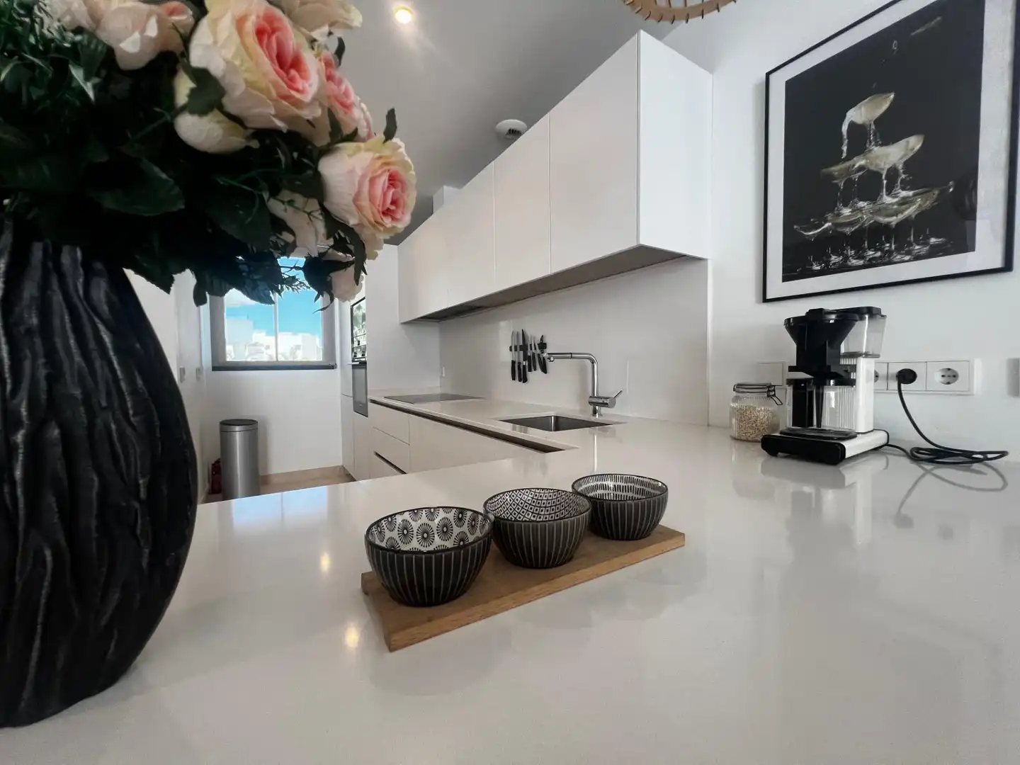 Kitchen of Apartments for sale in Mijas  with Air Conditioner, Heating and Terrace