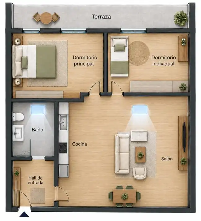 Apartment for sale in Plaza playilla de la red, imagen 43