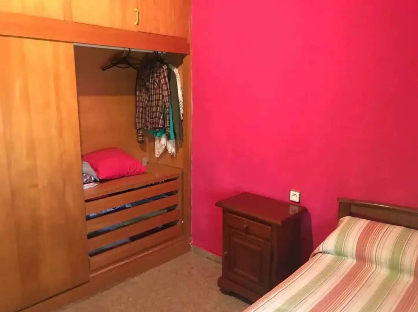 Bedroom of Flat for rent in Málaga  with Terrace and Furnished