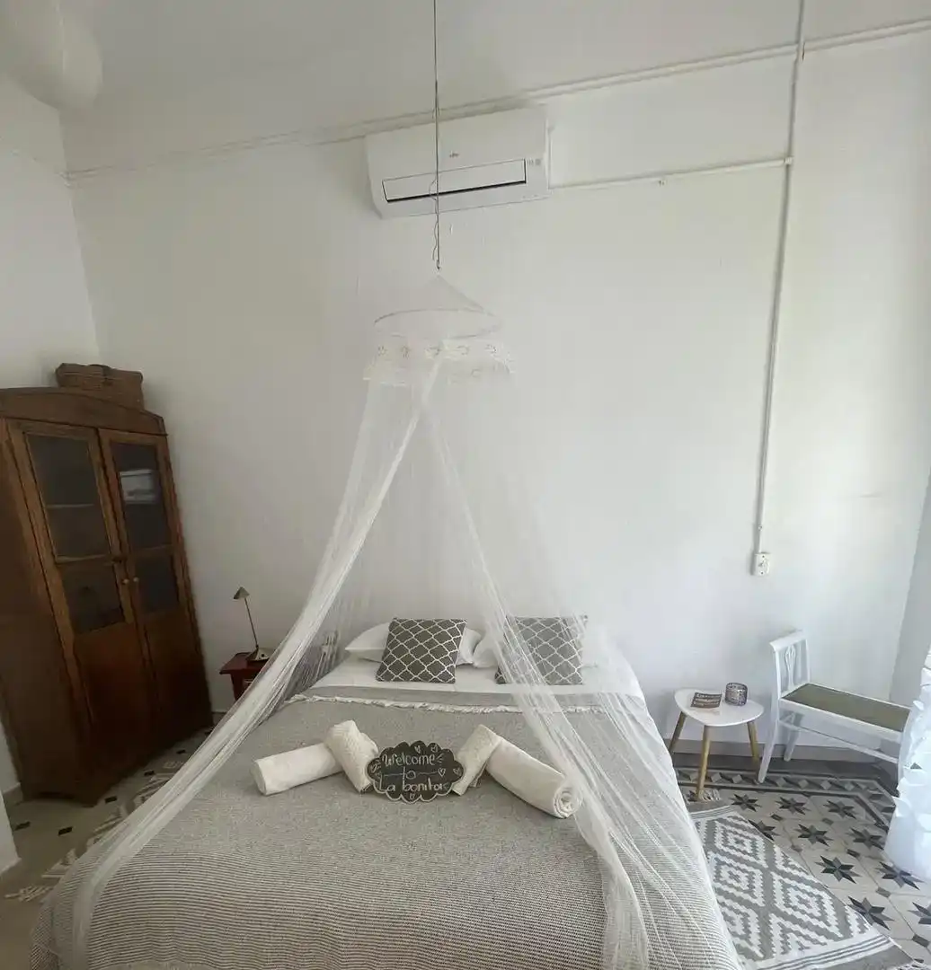 Schlafzimmer von Country house zur Miete in Sant Feliu de Guíxols mit Klimaanlage, Privatgarten und Möbliert