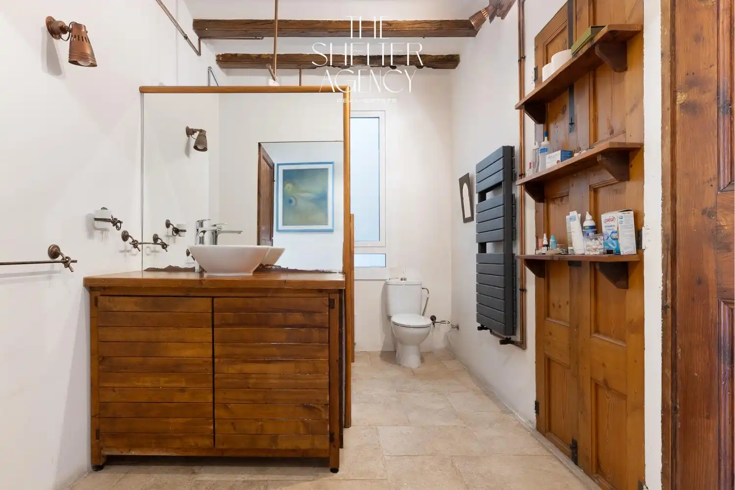 Baño de Ático en venta en Barcelona con Calefacción, Trastero y Balcón