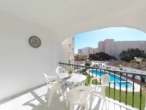 Terrasse von Wohnung zur Miete in Torremolinos mit Klimaanlage, Heizung und Möbliert