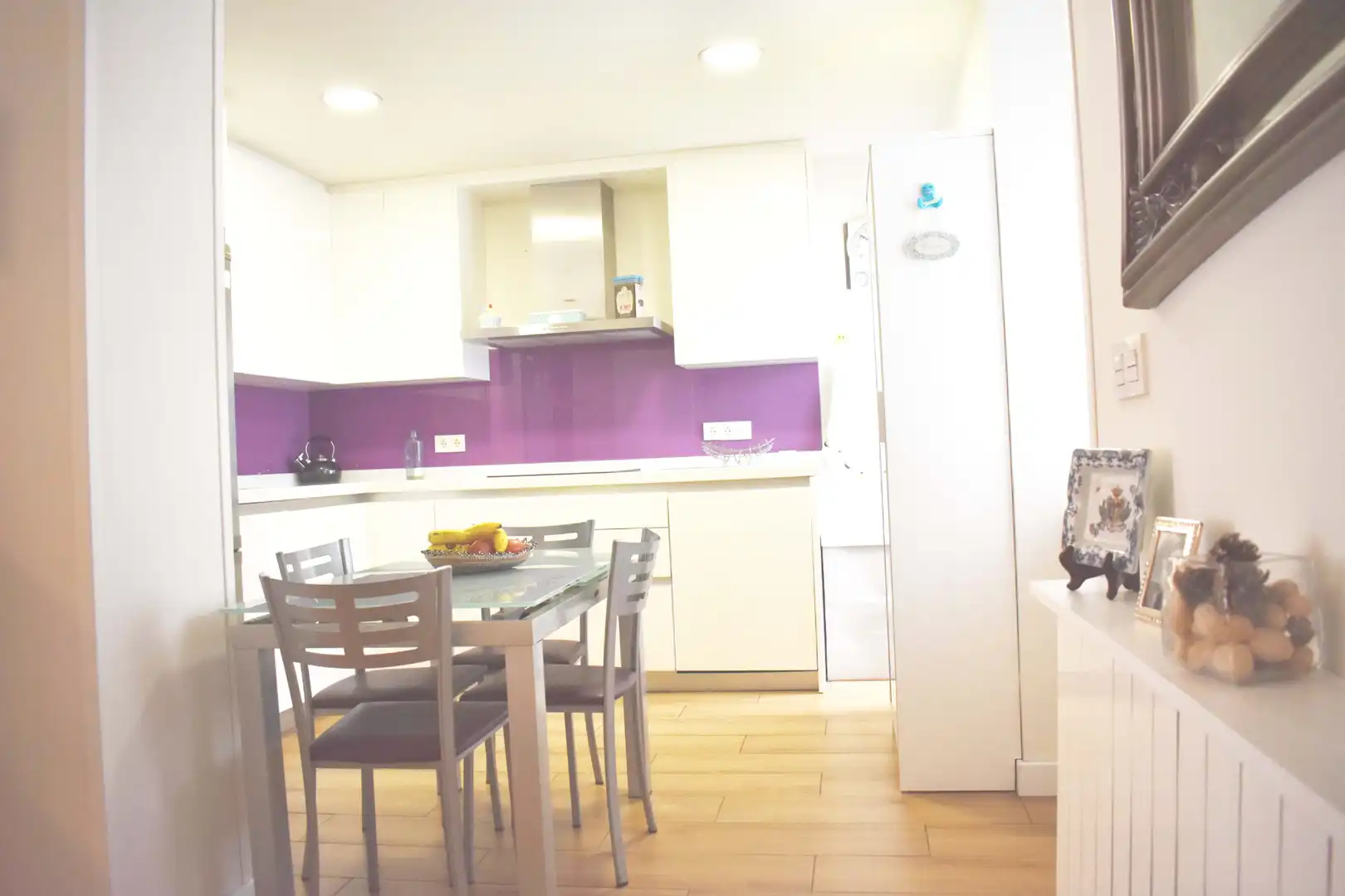 Kitchen of Flat for rent in Granada  with Air Conditioner, Heating and Furnished