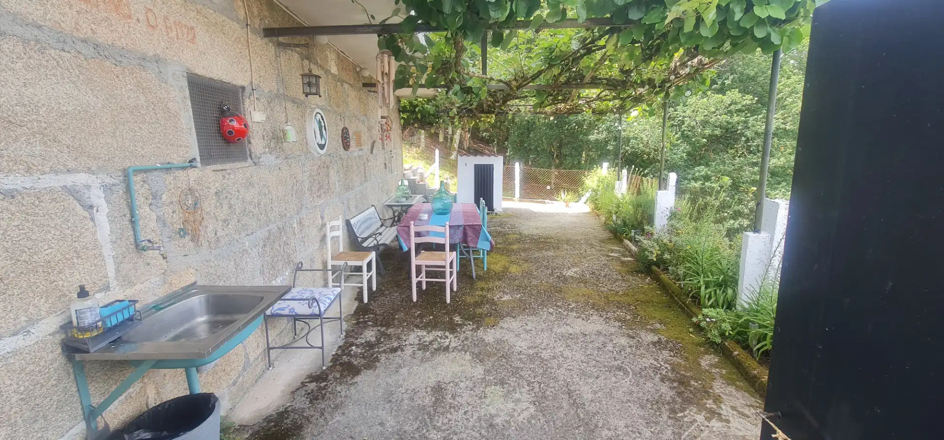 Terrassa de Casa o xalet en venda en Nogueira de Ramuín amb Calefacció, Jardí privat i Traster