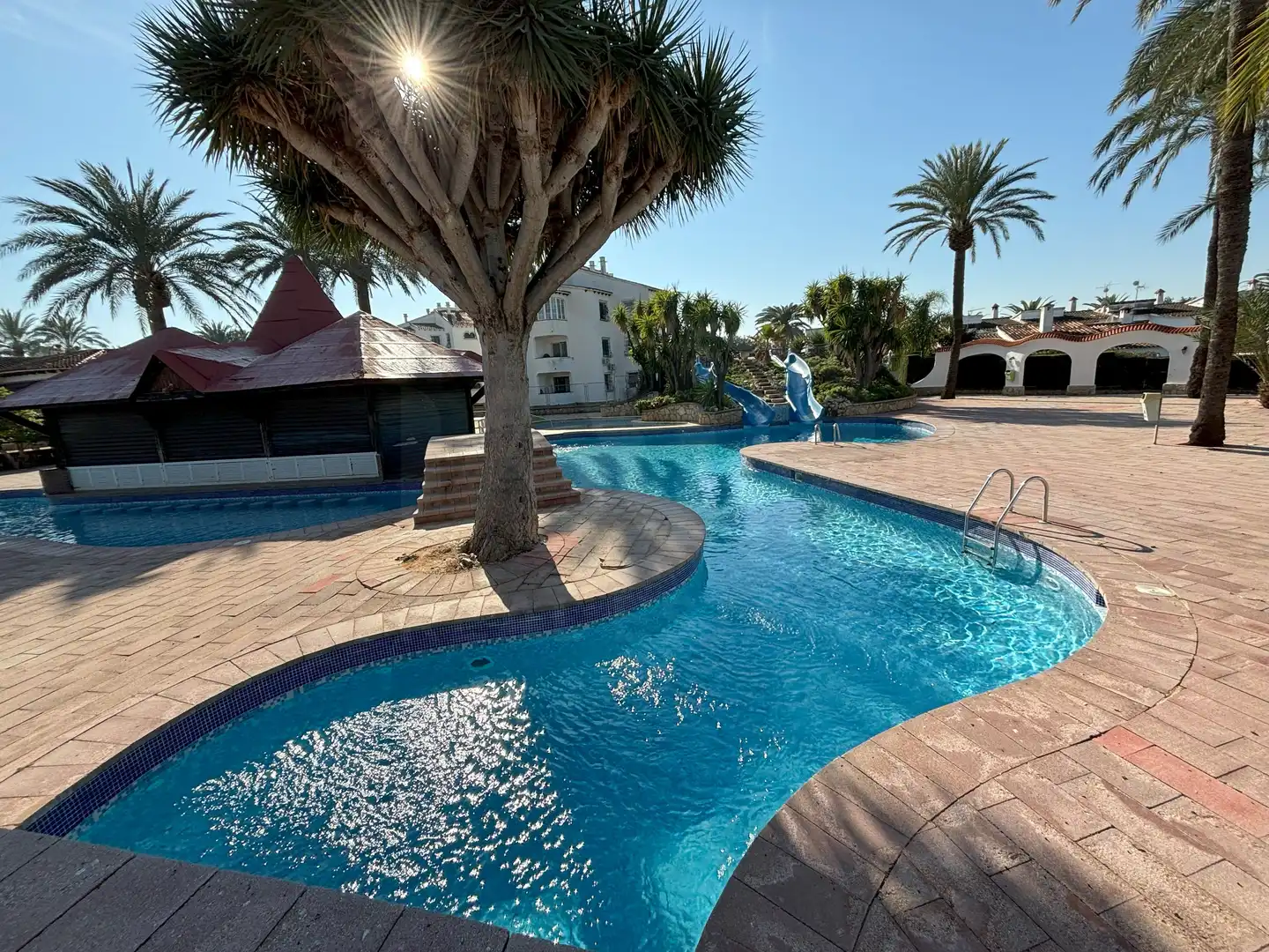 Piscina de Pis de lloguer en Dénia