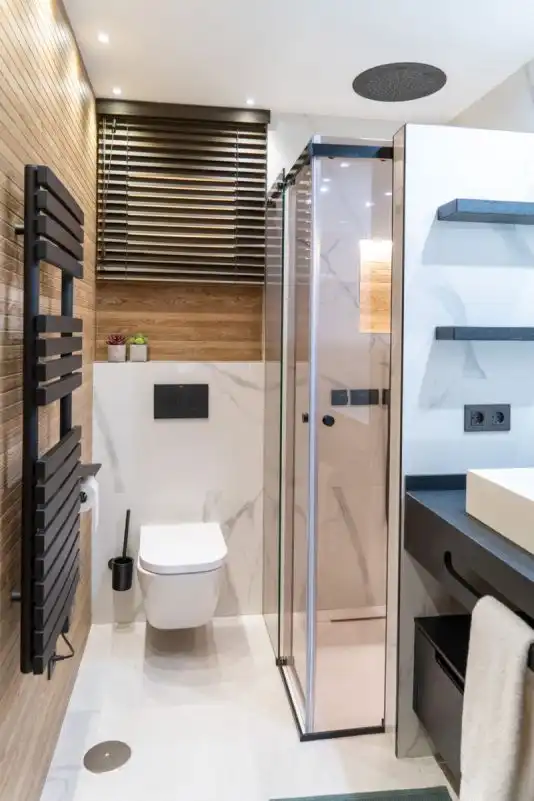 Bany de Apartament en venda en Torrevieja amb Aire condicionat, Calefacció i Jardí privat