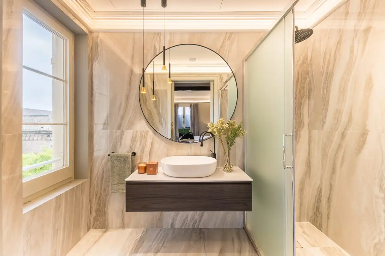 Bany de Apartament de lloguer en Barcelona amb Aire condicionat, Calefacció i Terrassa