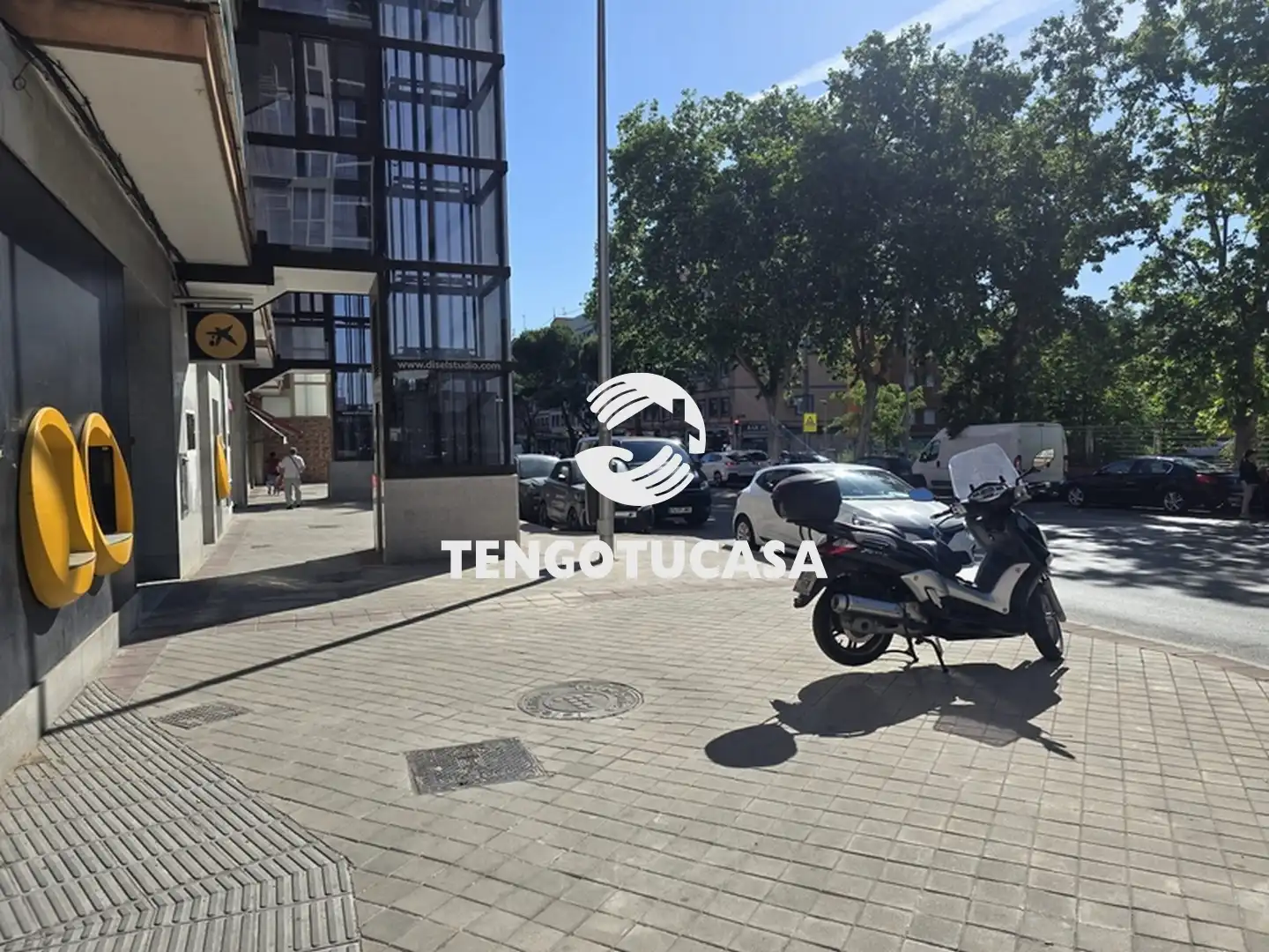 Exterior view of Garage for rent in Madrid