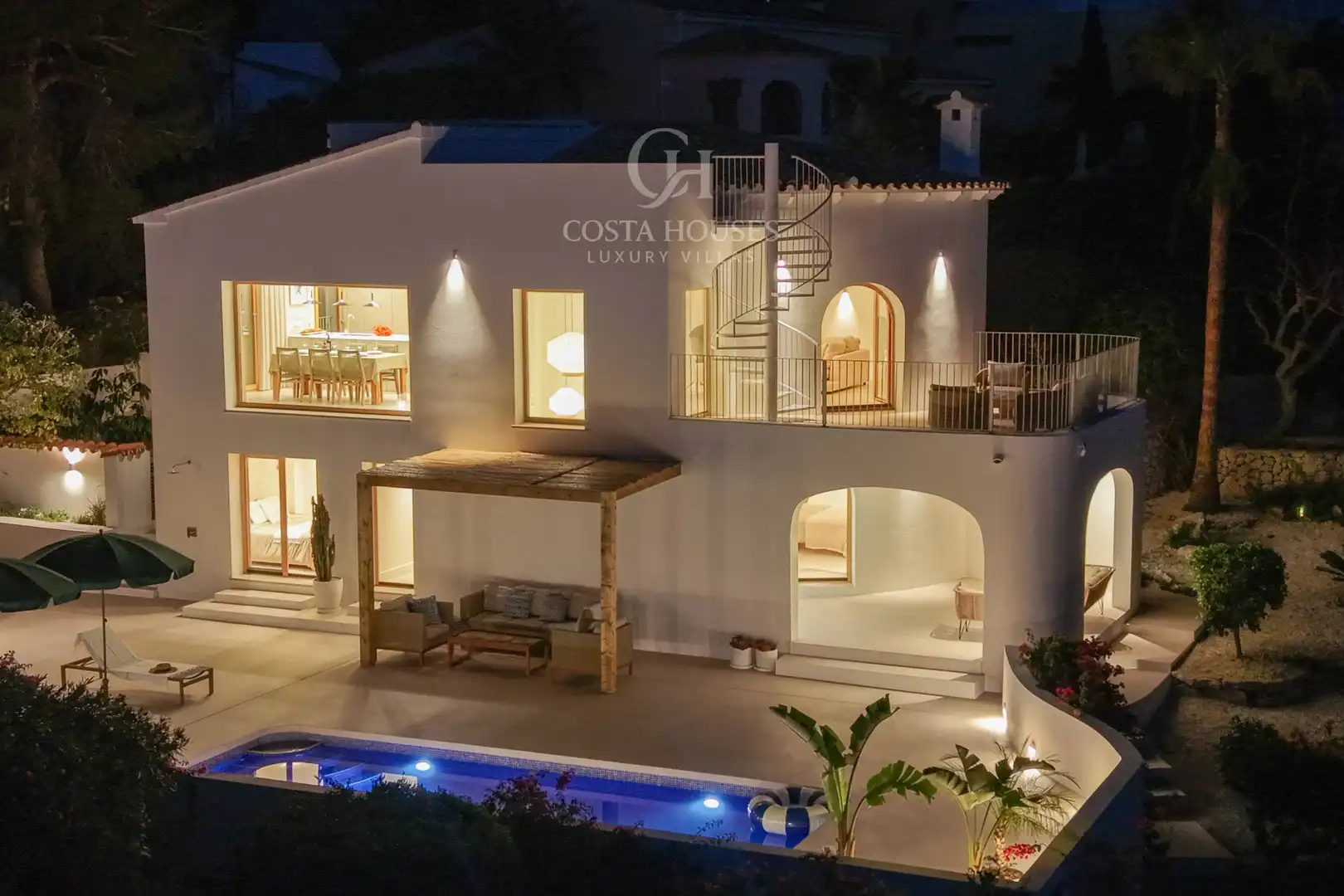 Vista exterior de Casa o chalet en venta en Jávea / Xàbia con Aire acondicionado, Calefacción y Jardín privado