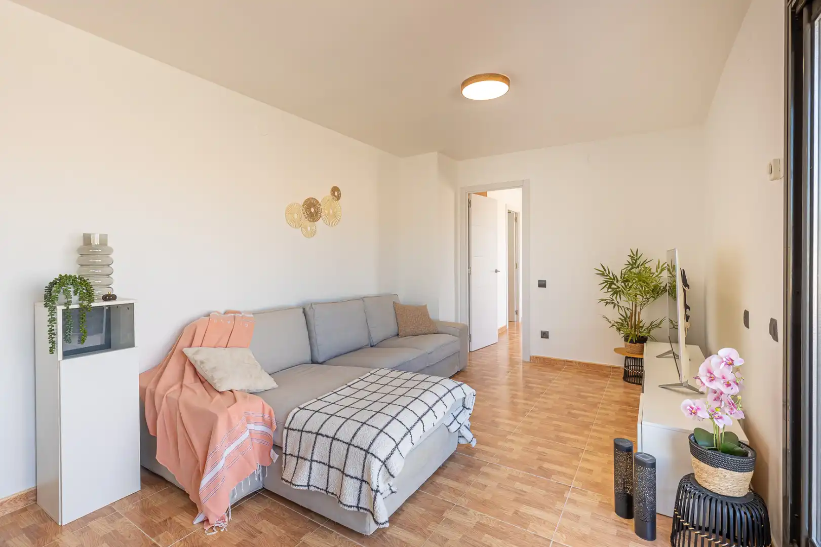Sala de estar de Ático en venta en Terrassa con Aire acondicionado, Calefacción y Terraza