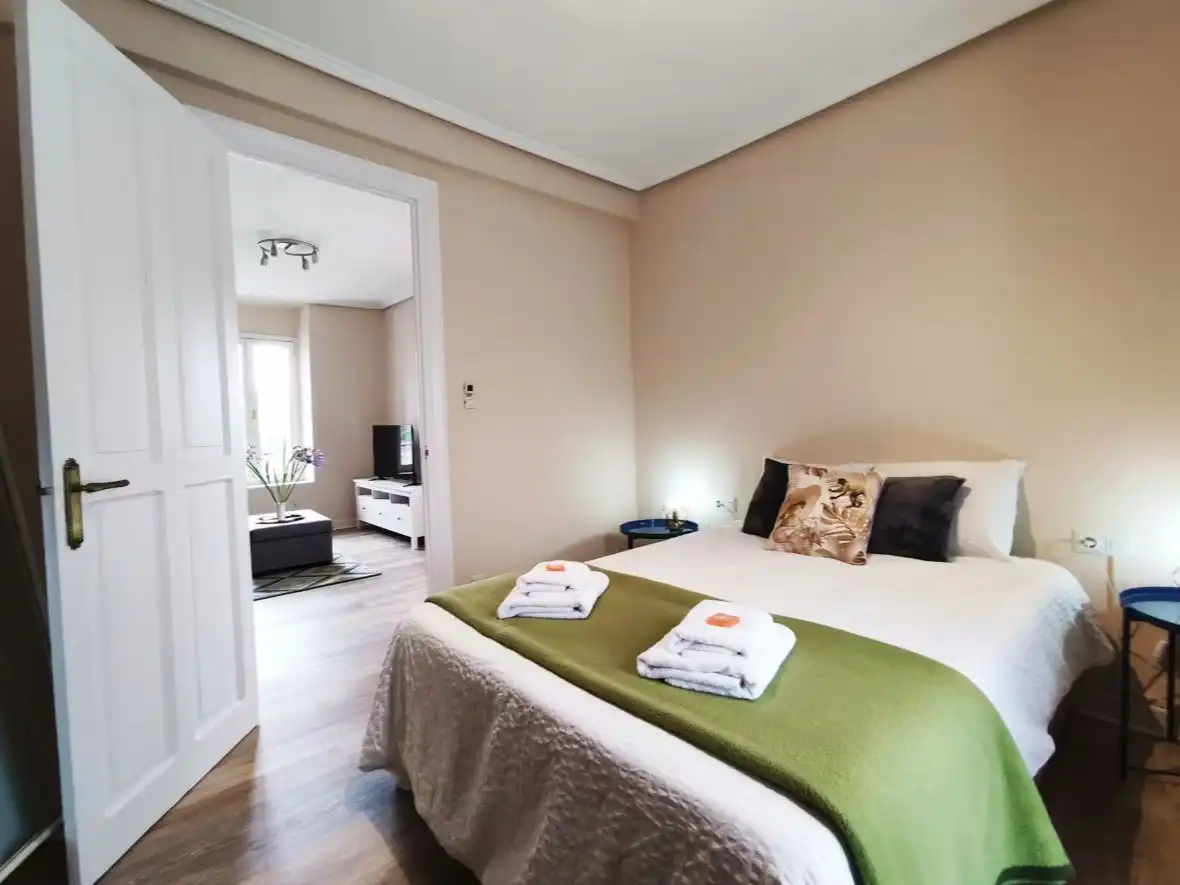 Bedroom of Flat for rent in Barrika  with Air Conditioner, Heating and Parquet flooring