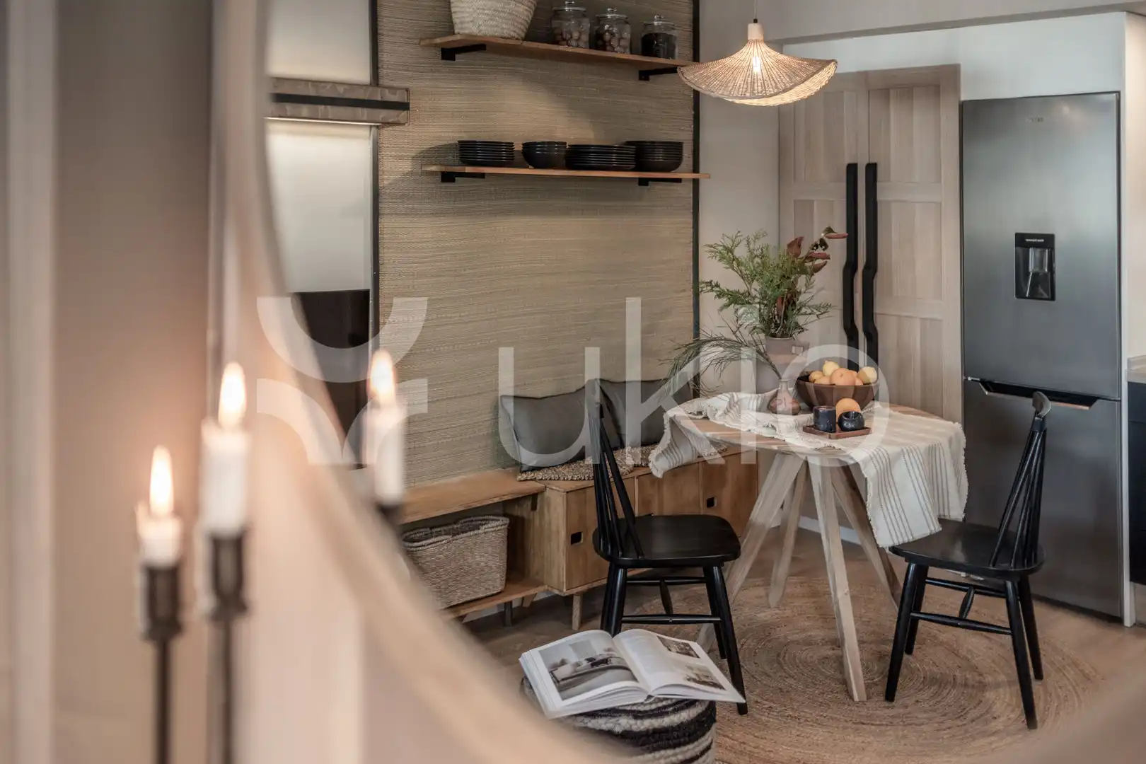 Kitchen of Apartments for rent in Madrid  with Air Conditioner, Terrace and Furnished