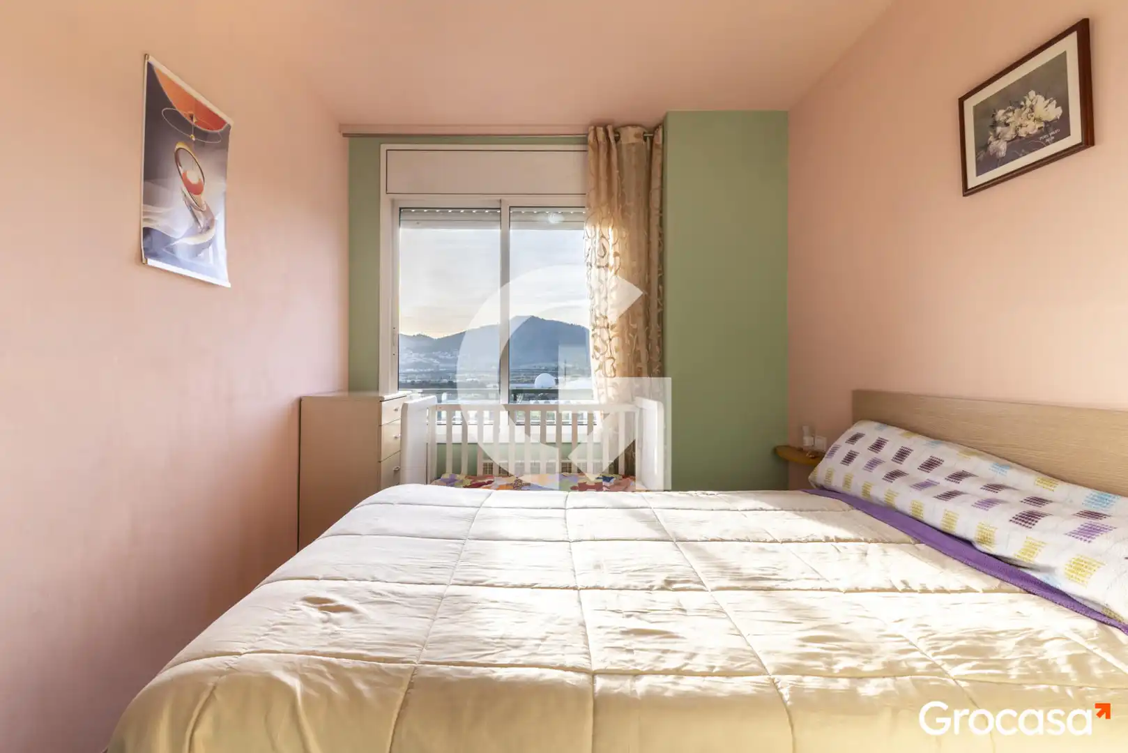 Bedroom of Flat for sale in Sant Feliu de Llobregat  with Air Conditioner, Heating and Furnished