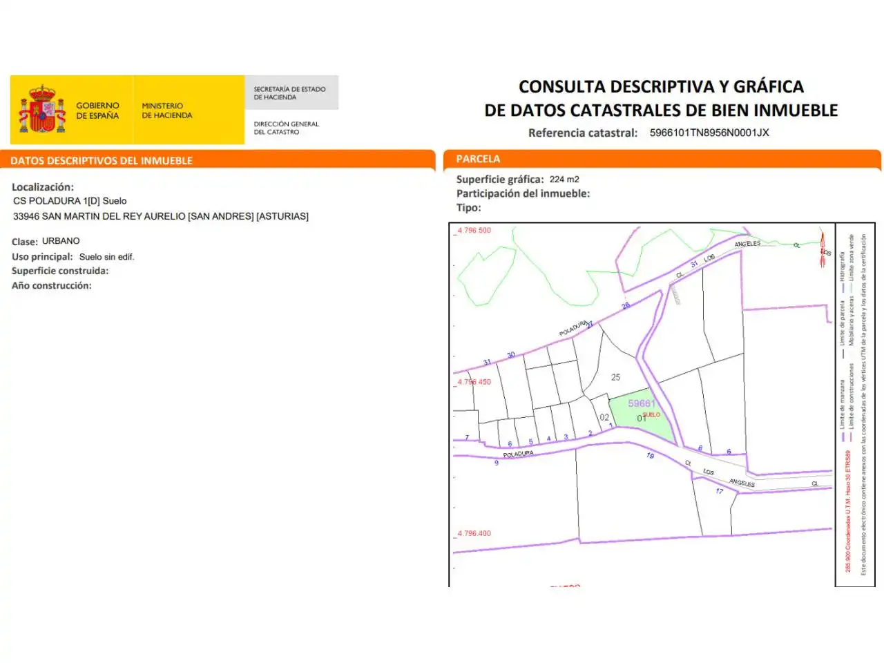 Terreny residencial en venda a Calle San Poladura, imagen 3