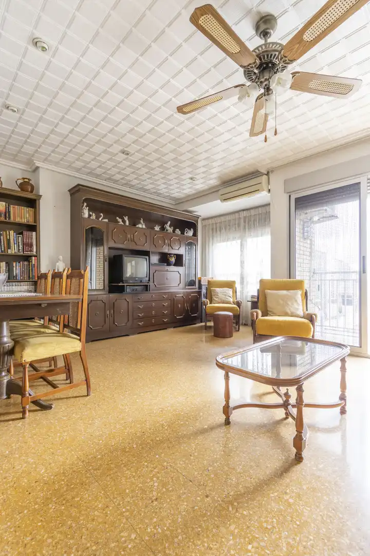 Sala de estar de Piso en venta en Foios con Aire acondicionado y Balcón
