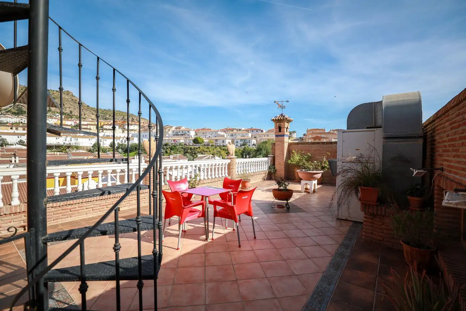 Terraza de Casa o chalet en venta en Pizarra con Aire acondicionado, Calefacción y Jardín privado