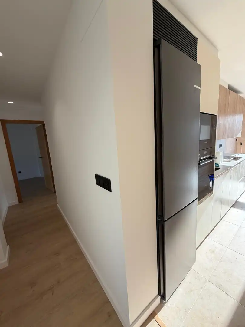 Küche von Wohnung zum Verkauf in A Illa de Arousa  mit Heizung, Parkett und Ofen
