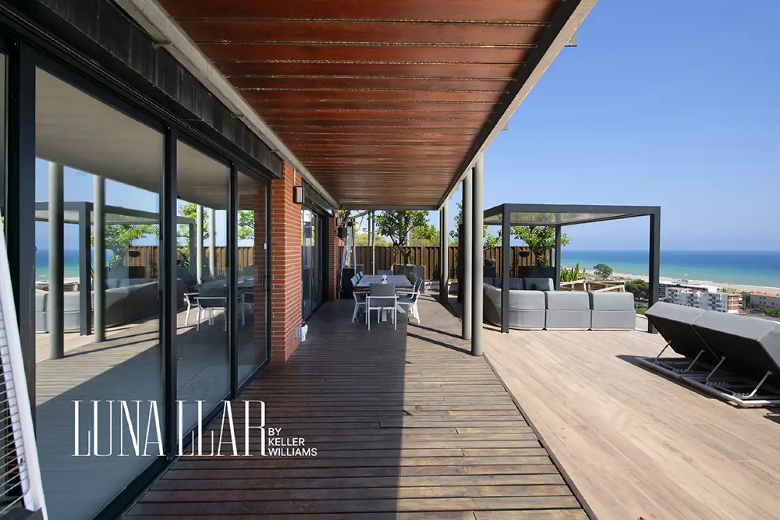 Terrasse von Haus oder Chalet zur Miete in Sitges mit Klimaanlage, Terrasse und Möbliert