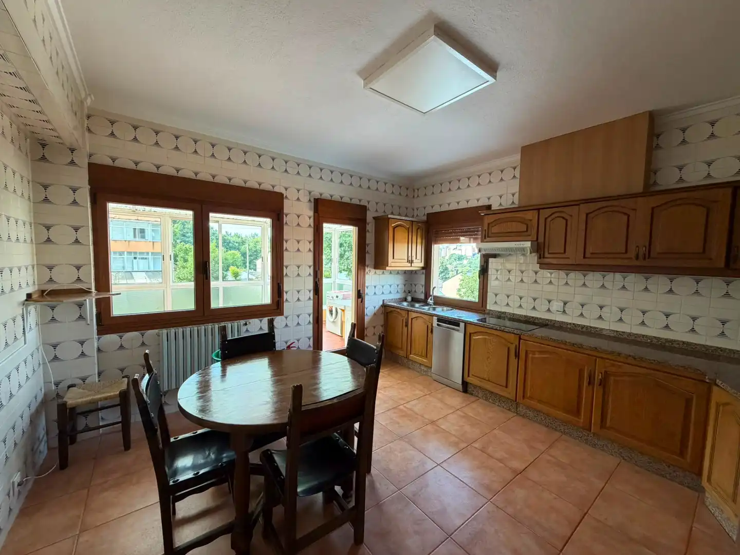 Cocina de Casa o chalet de alquiler en Lugo con Calefacción, Terraza y Amueblado