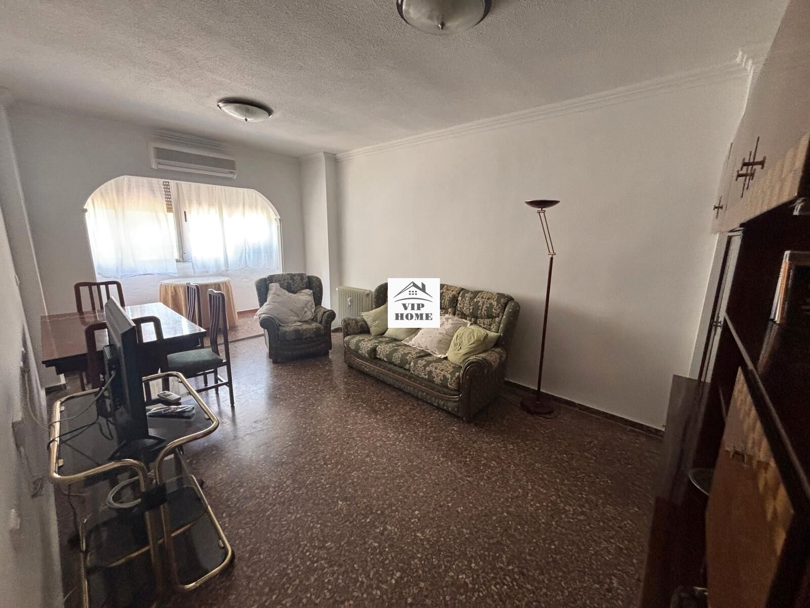 Sala d'estar de Pis de lloguer en  Albacete Capital amb Aire condicionat, Calefacció i Moblat