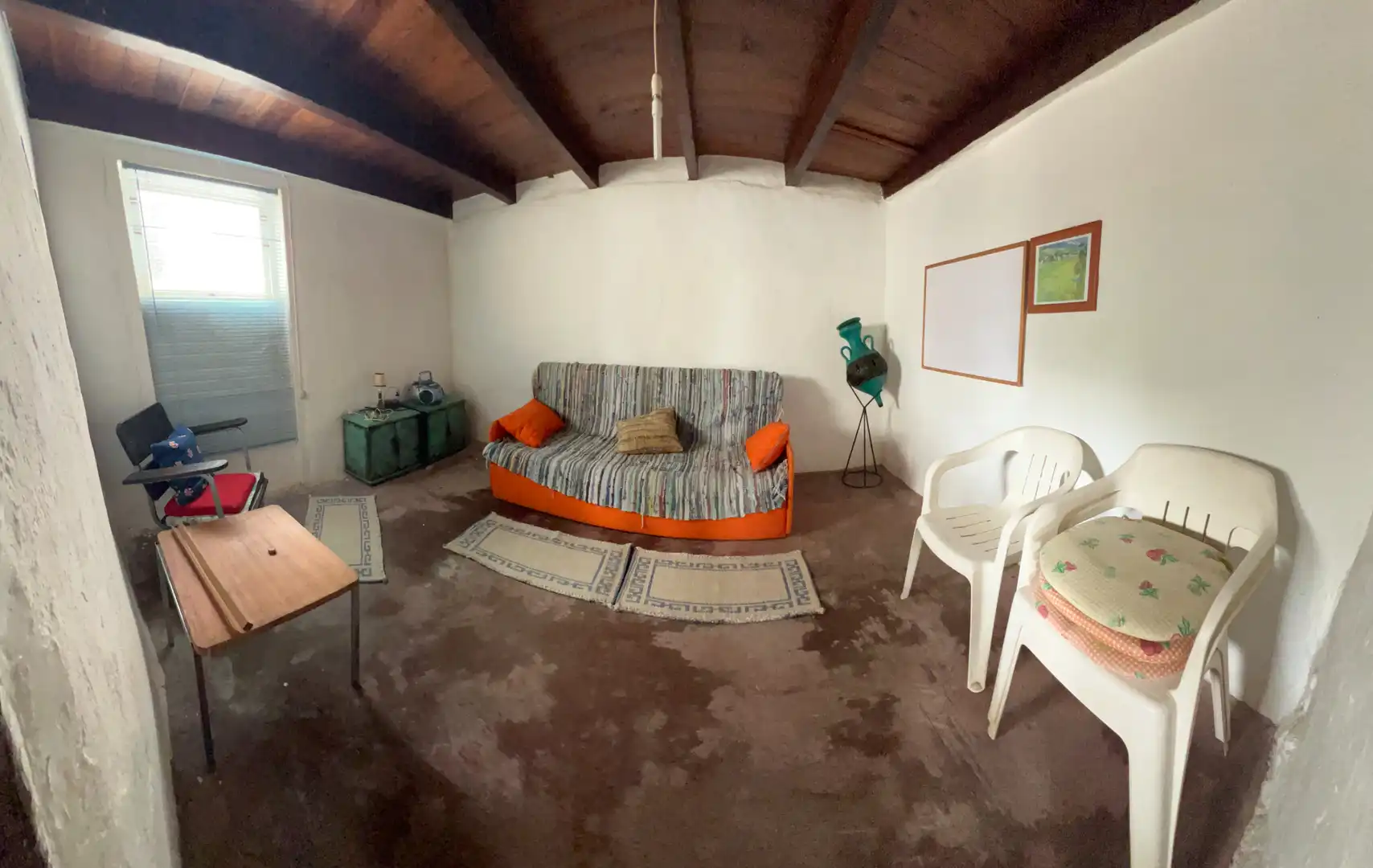 Sala d'estar de Finca rústica en venda en Villa de Mazo amb Jardí privat, Traster i Moblat