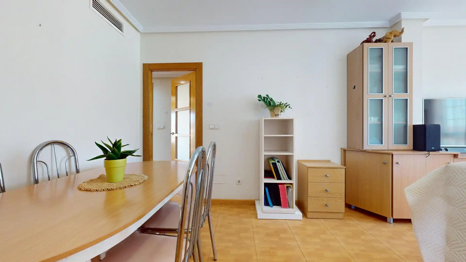 Menjador de Apartament en venda en Los Alcázares amb Aire condicionat, Calefacció i Terrassa