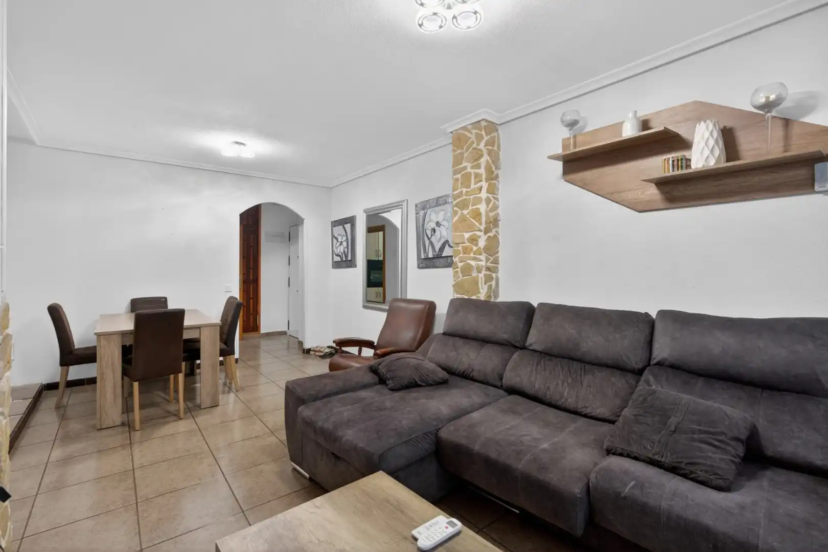 Living room of Flat for sale in Alicante / Alacant  with Air Conditioner and Swimming Pool