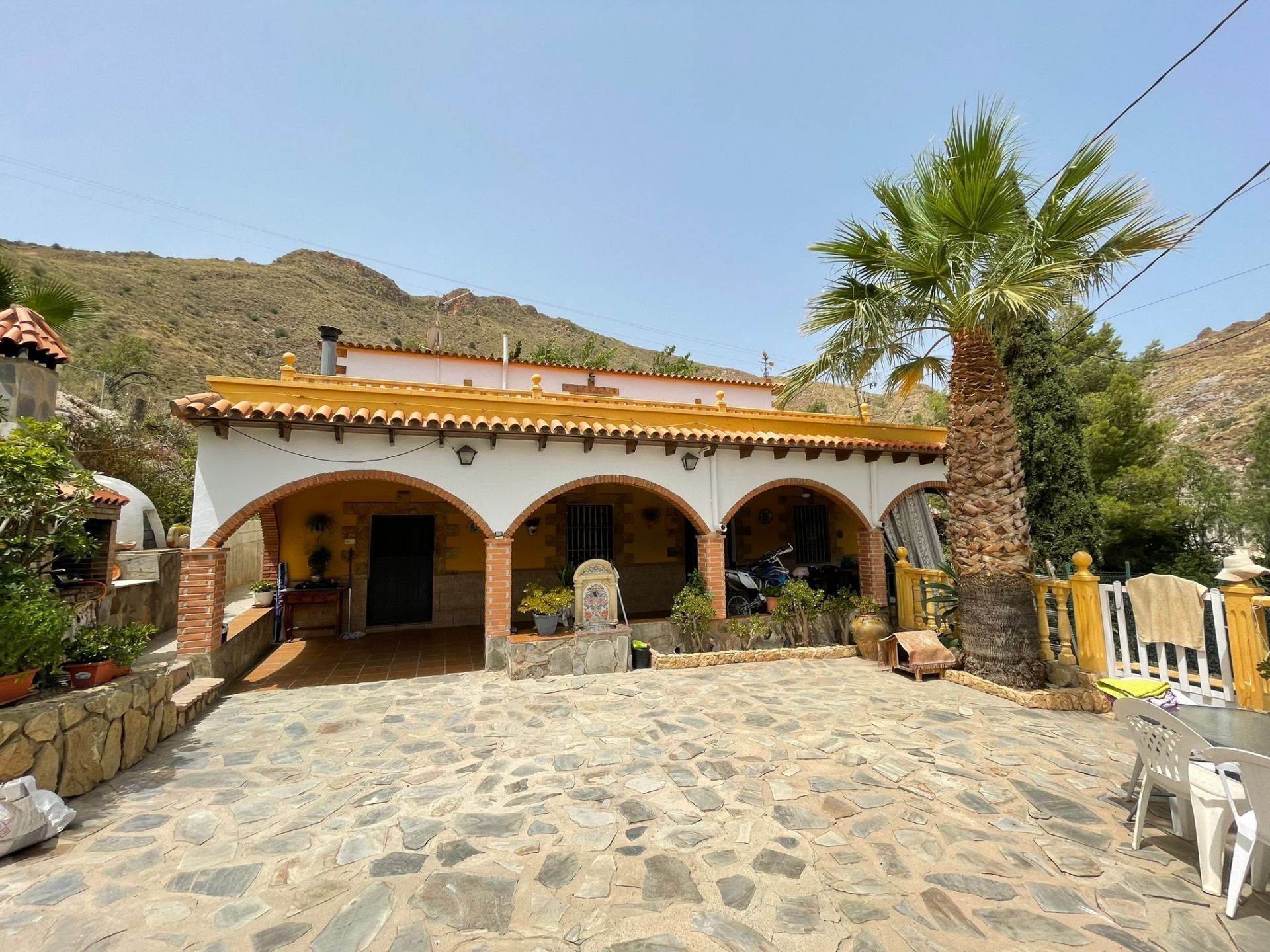Vista exterior de Finca rústica en venda en Berja amb Aire condicionat, Jardí privat i Terrassa