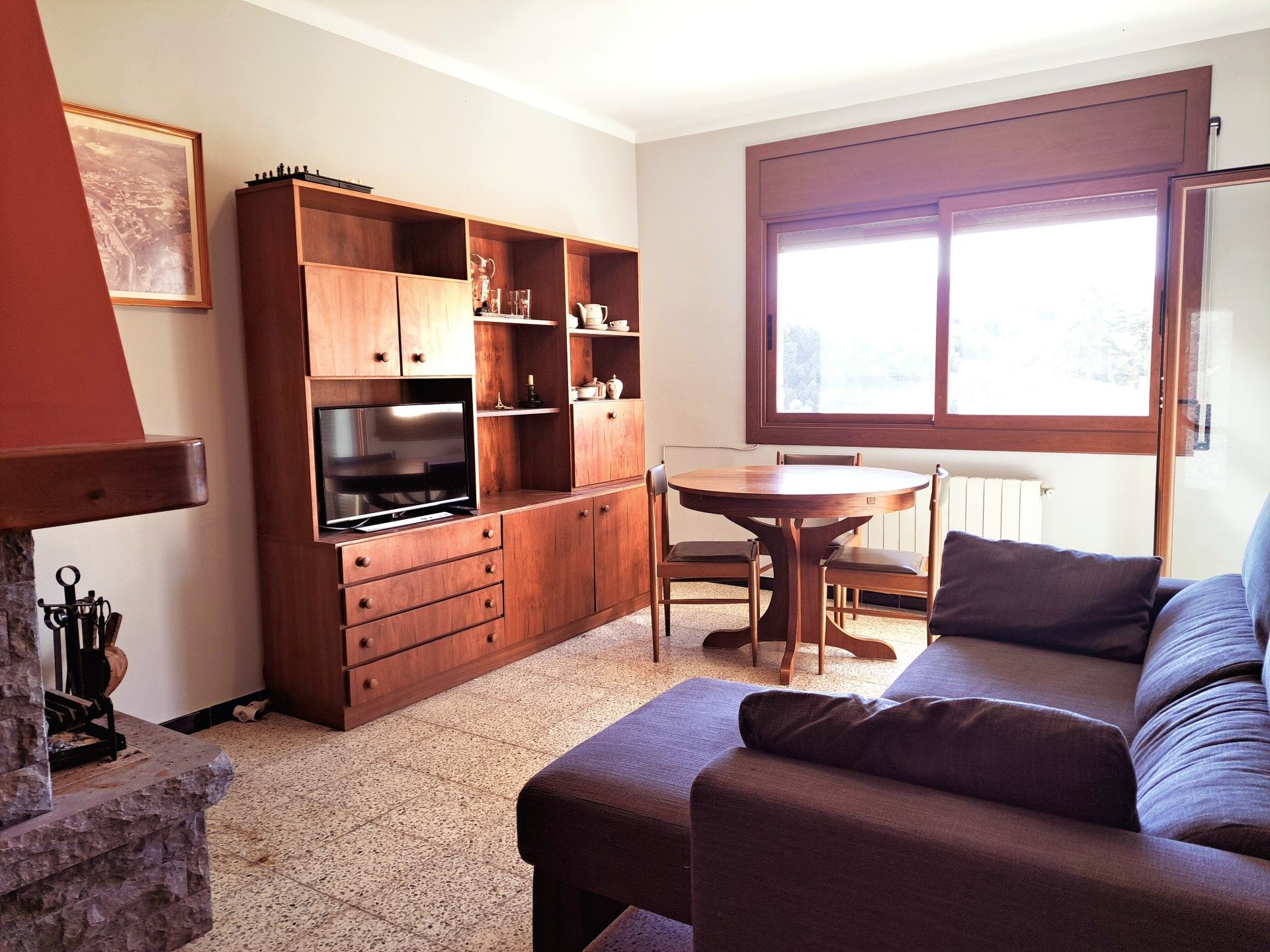 Living room of Flat for sale in Sant Martí de Centelles  with Heating, Terrace and Storage room