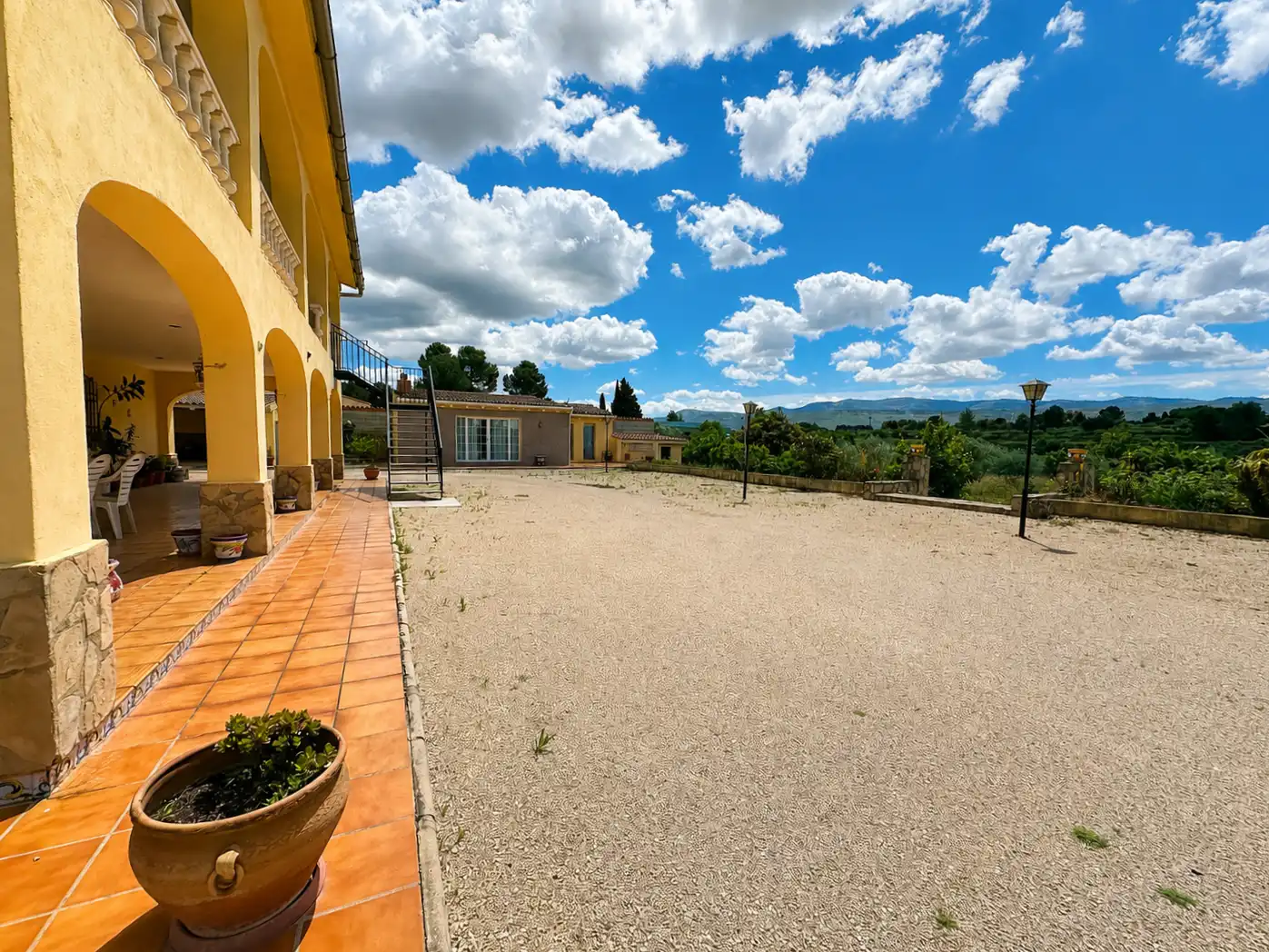 Vista exterior de Casa o chalet en venta en Agullent con Calefacción, Jardín privado y Terraza