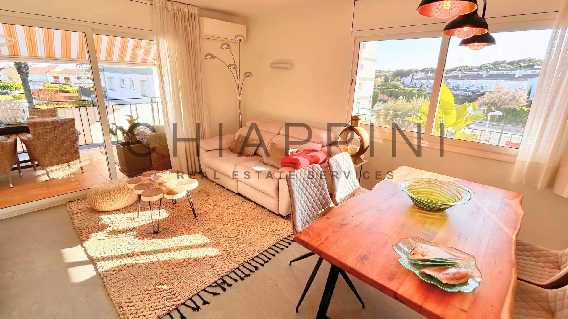 Wohnzimmer von Wohnungen zum Verkauf in Palamós mit Terrasse