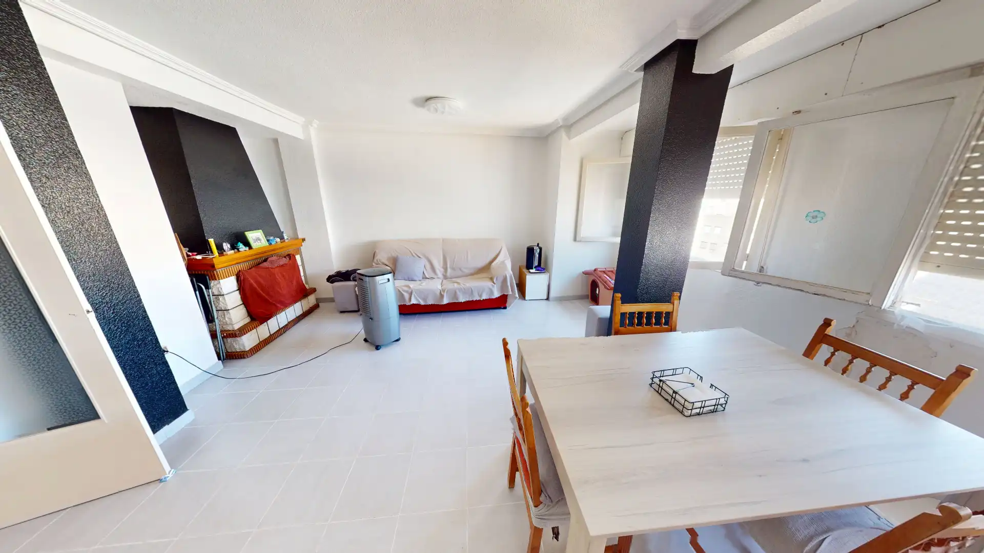 Sala de estar de Piso en venta en El Campello con Amueblado, Horno y Lavadora
