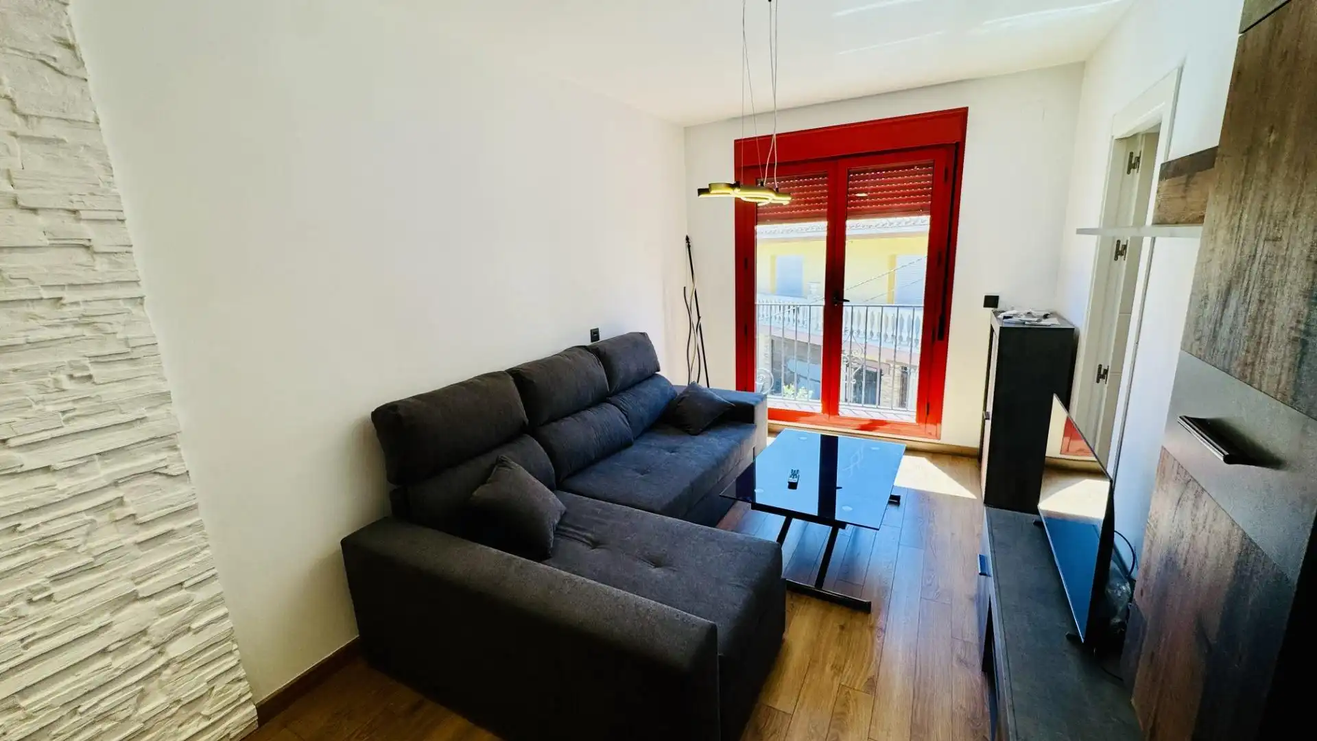 Living room of Flat for rent in Cenes de la Vega  with Air Conditioner, Terrace and Furnished