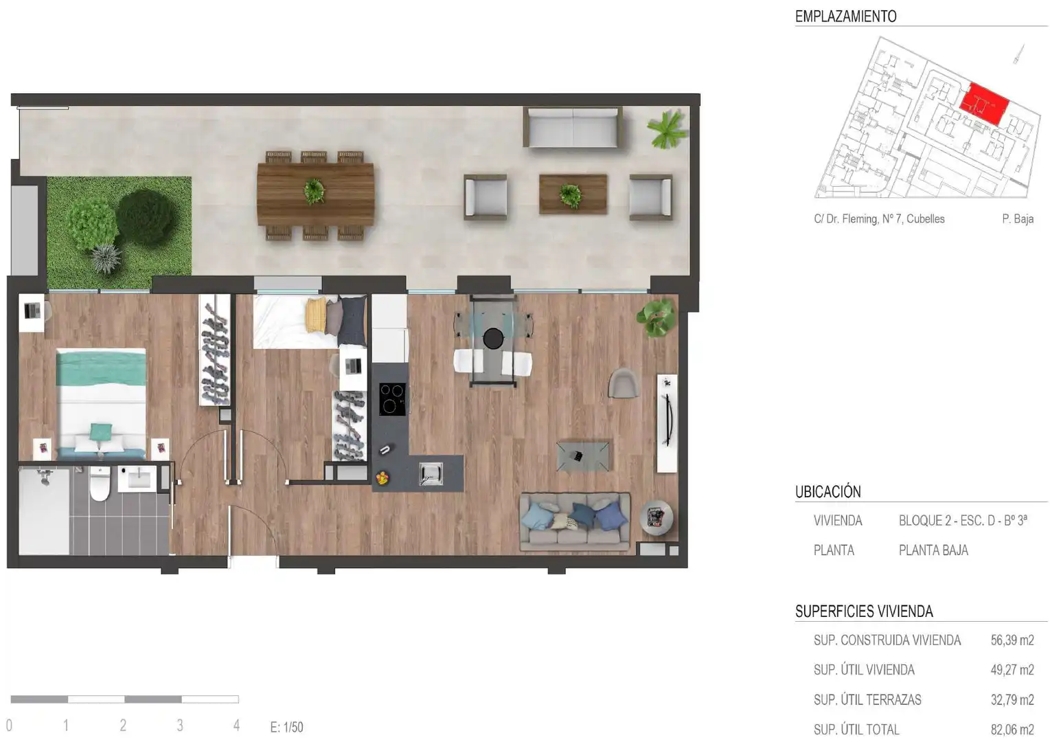 Rez-de-chaussée avec piscine à vendre à Carrer del Doctor Fleming 7, imagen 30